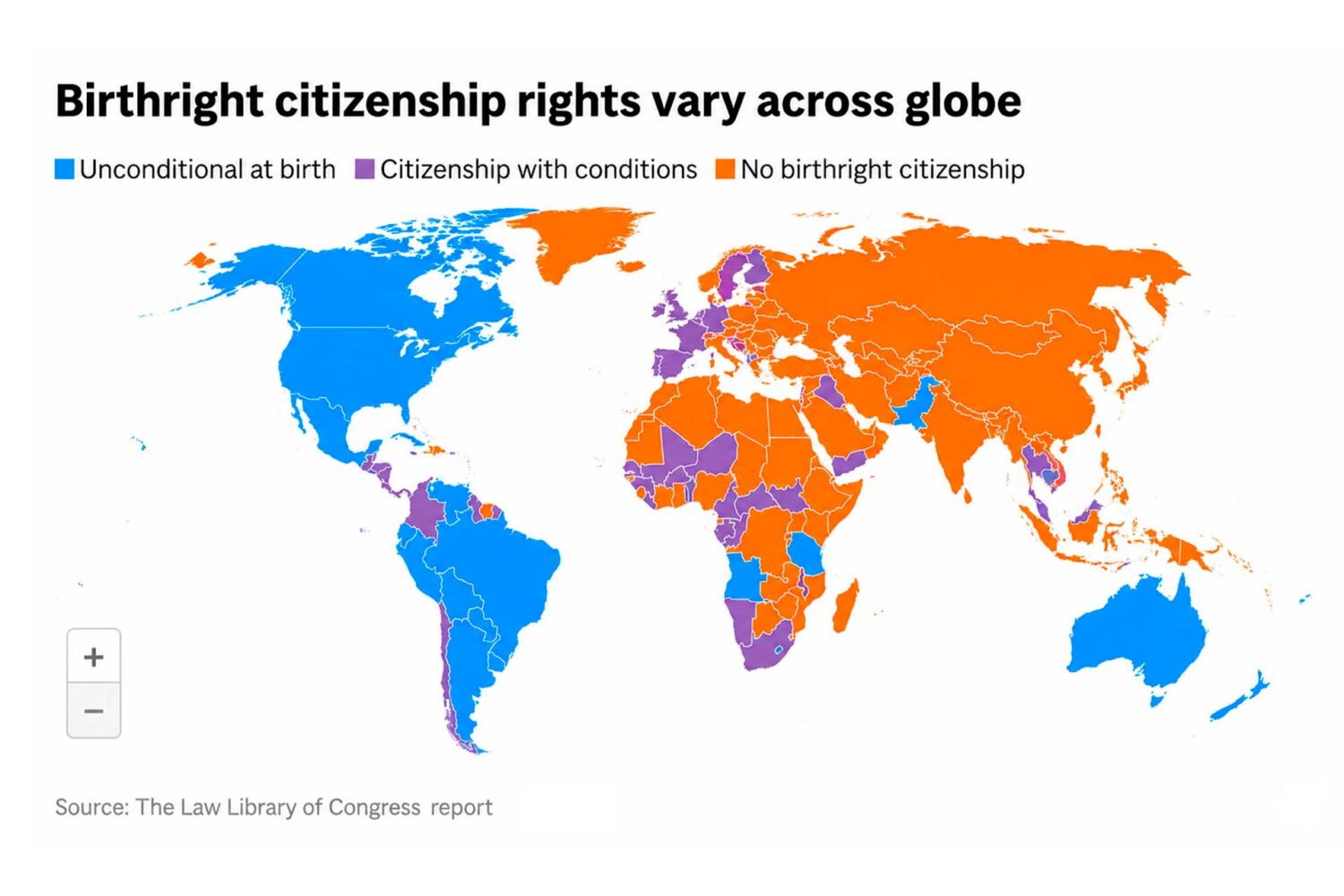 Countries With Birthright Citizenship